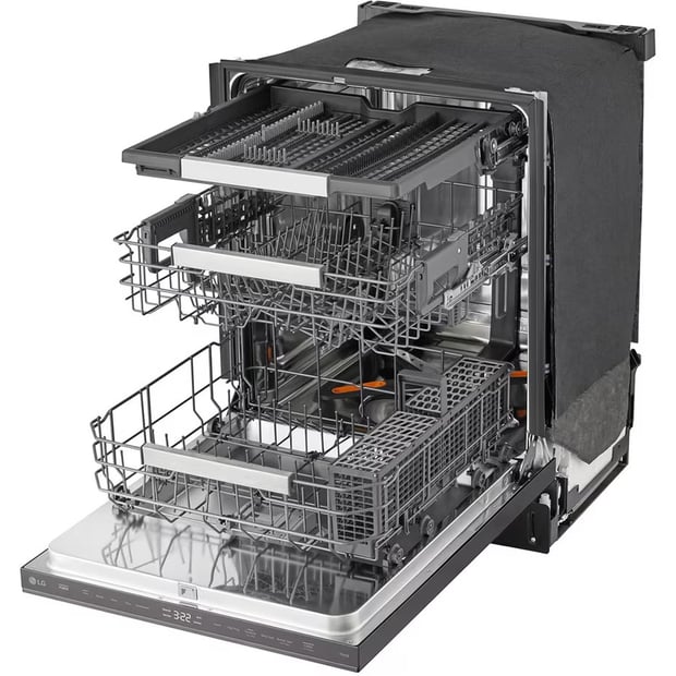 LG 24 inch 44 dB Dishwasher with Hidden Controls and Third Rack