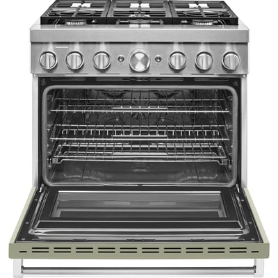 KitchenAid 36 inch Single Oven Dual Fuel Range