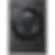 LG White 5.8 cu.ft. Front Load Steam Washer and 7.8 cu.ft. Heat Pump Dryer