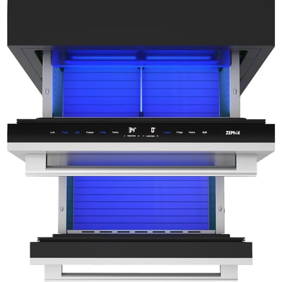 Zephyr Built-in 24 inch Refrigerator Freezer Drawers