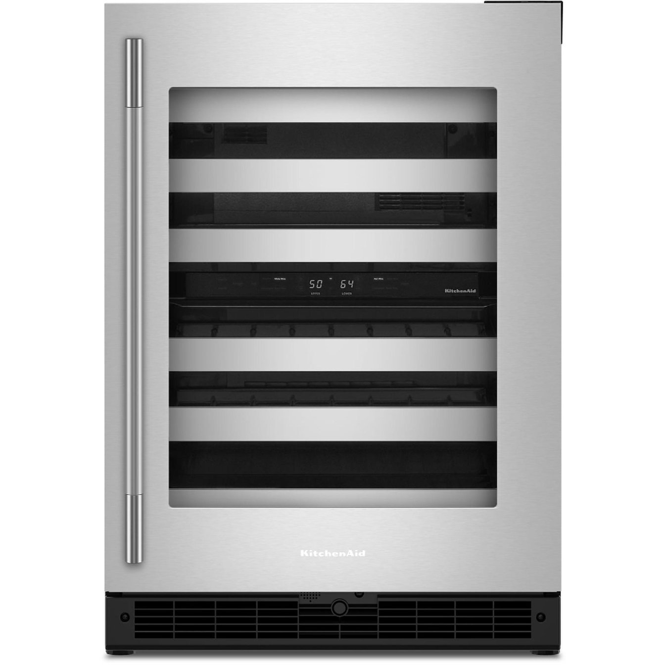 KitchenAid Freestanding or Built-in 24 inch 4.97 cu.ft Wine Cooler