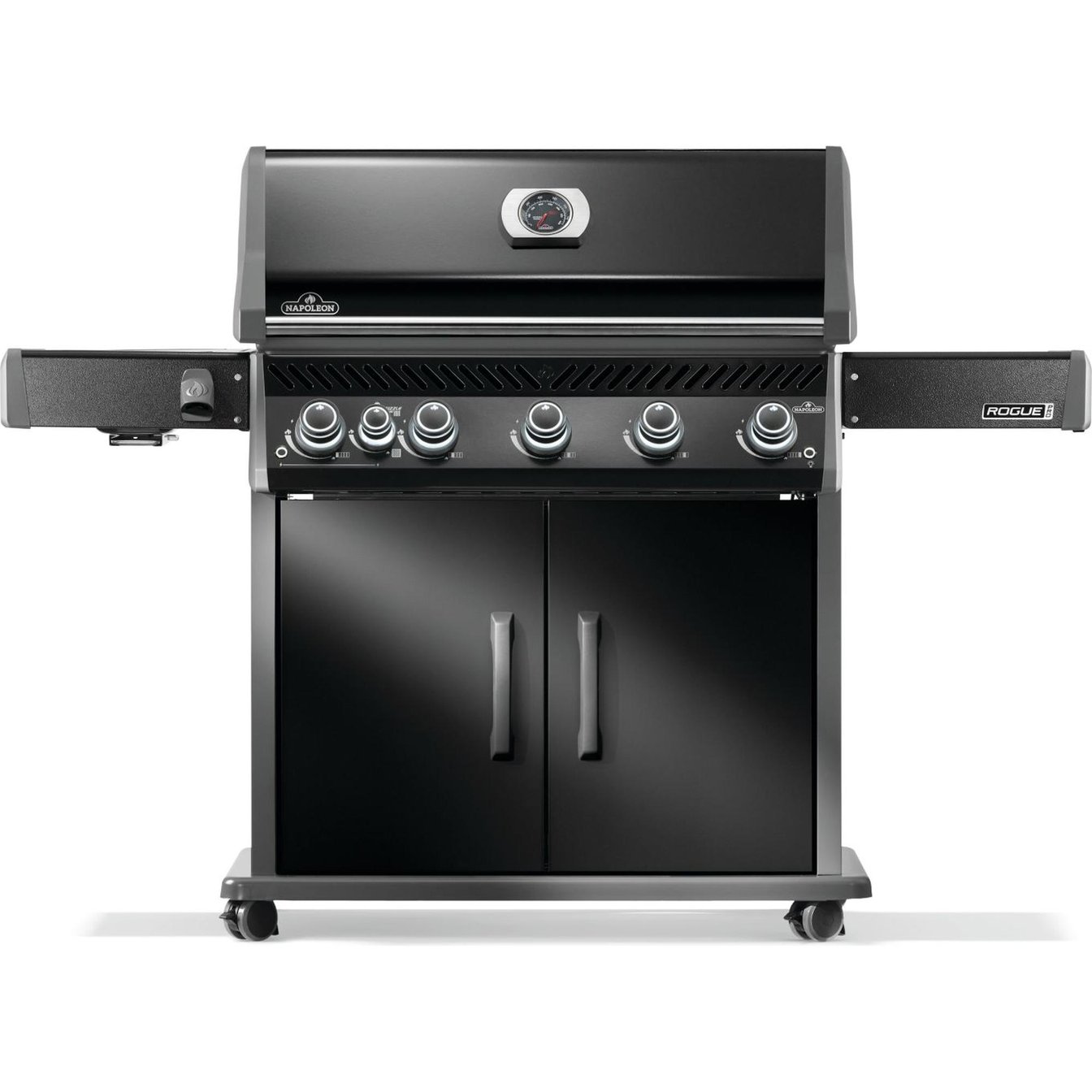 Napoleon Rogue PRO 625 Freestanding 6 Burner Natural Gas BBQ Grill with Infrared Side Burner
