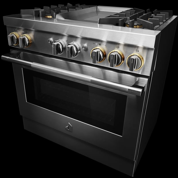 JennAir 36 inch Single Oven Dual Fuel Range