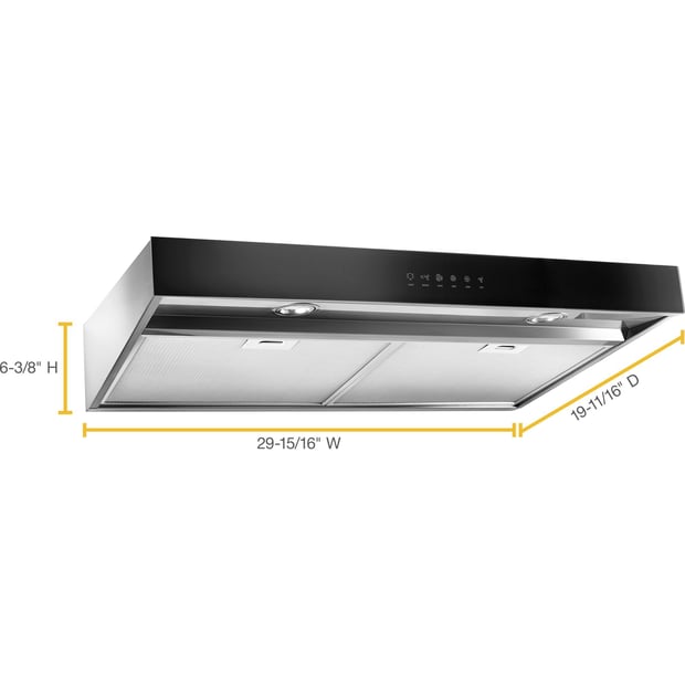 Whirlpool 30 inch 350 CFM Under-Cabinet Ventilation Hoodfan
