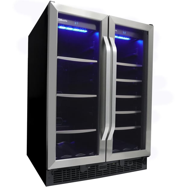 Silhouette Built-in 24 inch 5.14 cu.ft. Dual Zone Beverage Centre