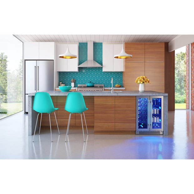 Zephyr Freestanding or Built-in 24 inch 5.2 cu.ft Wine Cooler