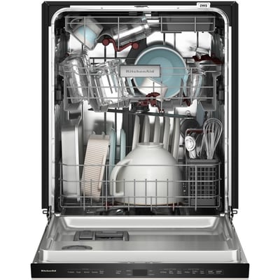 KitchenAid 24 inch 44 dBA 5 Cycle Dishwasher with Hidden Controls and Third Rack