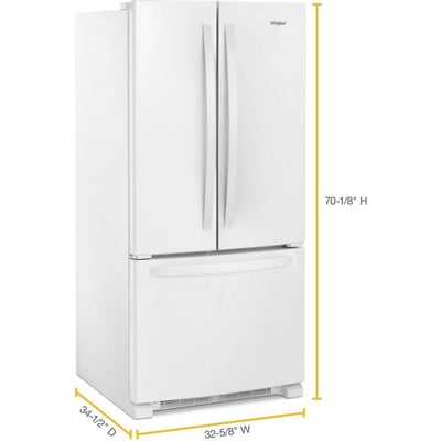 Whirlpool 22.1 cu.ft. French Door Refrigerator