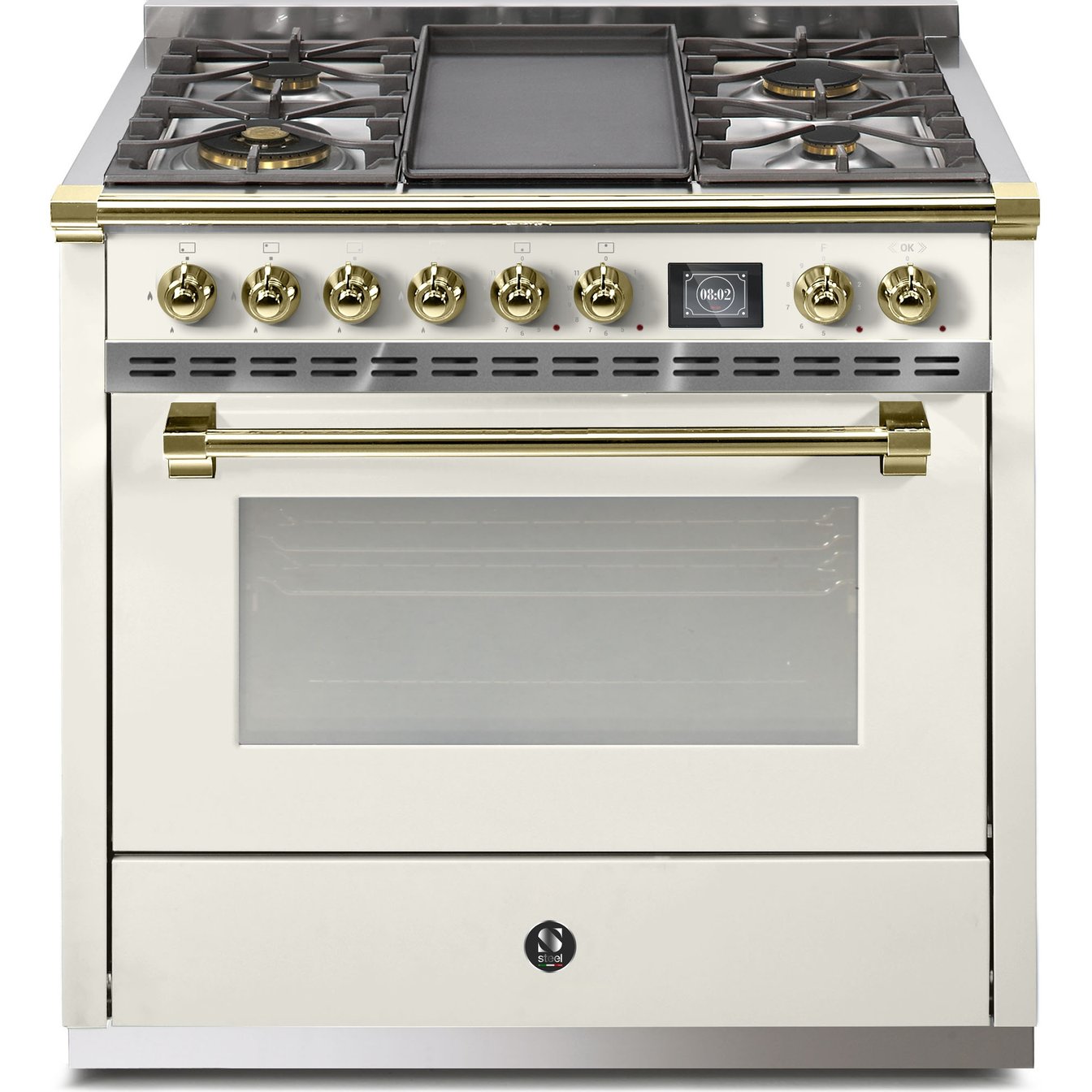 Steel Cucine 36 inch Single Oven Gas Range 