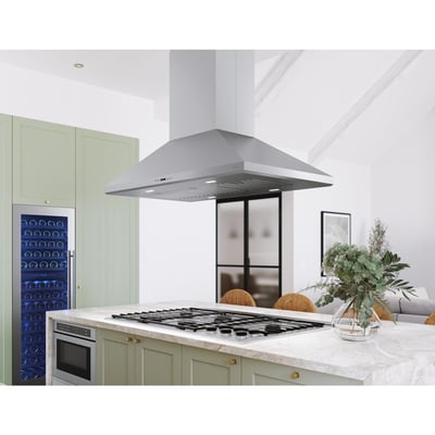 Zephyr 42 inch 1200 CFM Island Ventilation Hoodfan