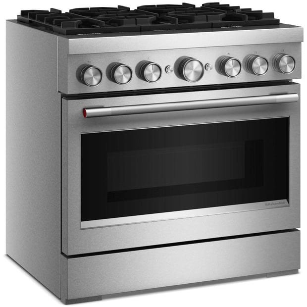KitchenAid 36 inch Single Oven Dual Fuel Range