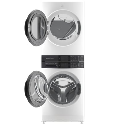 Electrolux Laundry Tower™ 5.2 cu.ft. Front Load Washer and 8 cu.ft. Electric Dryer Laundry Center