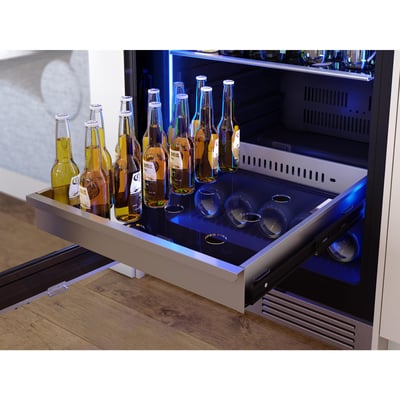 Zephyr Freestanding or Built-in 24 inch 14.5 cu.ft. Wine Cooler