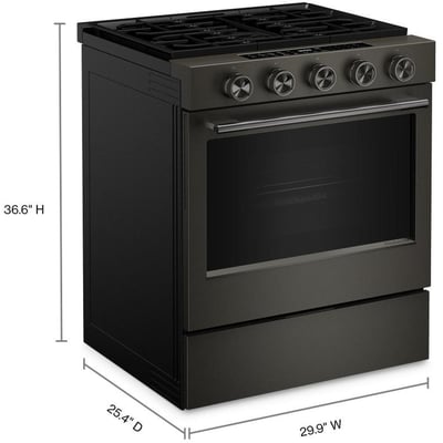KitchenAid 30 inch Single Oven Gas Range