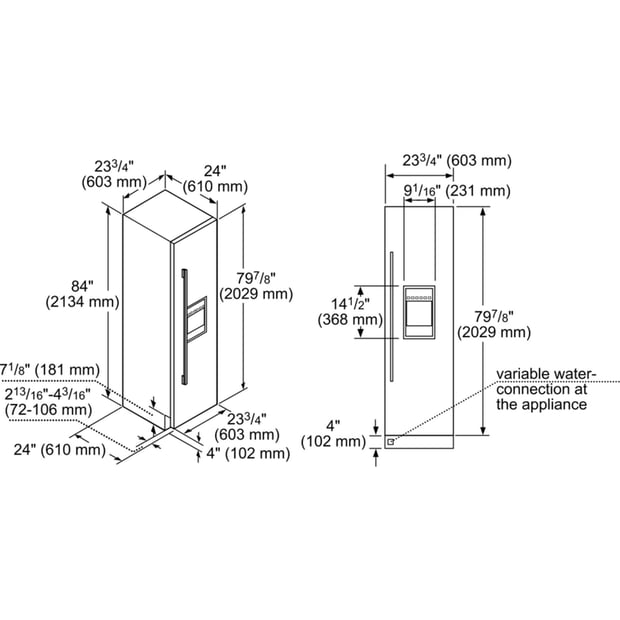 Thermador 11.2 cu.ft. Built-in Freezer