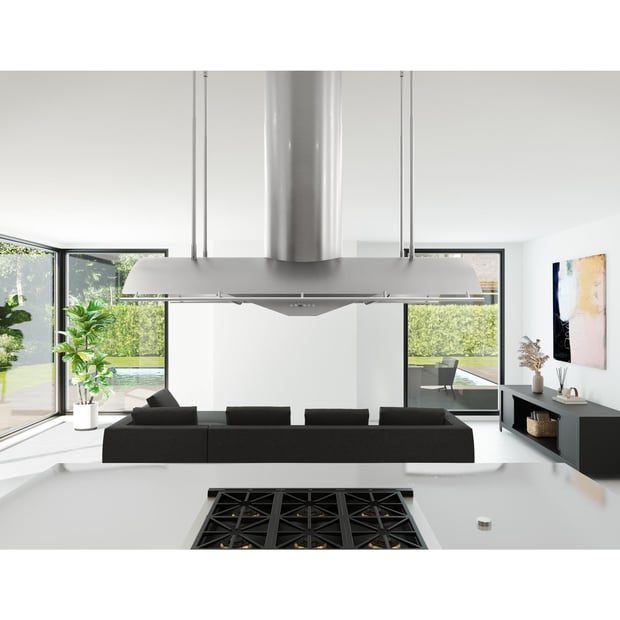 Zephyr 60 inch Island Hoodfan