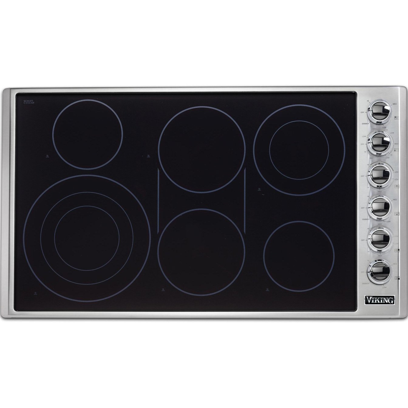 Viking Pro5 36 inch Electric Cooktop
