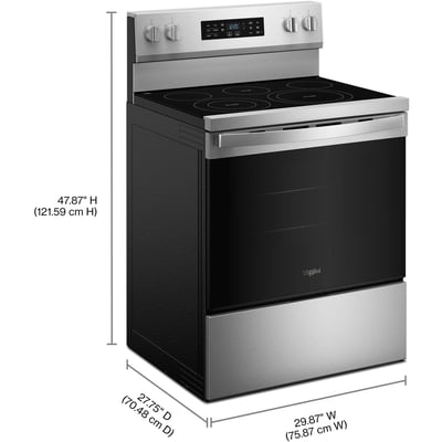 Whirlpool 30 inch Single Oven Electric Range
