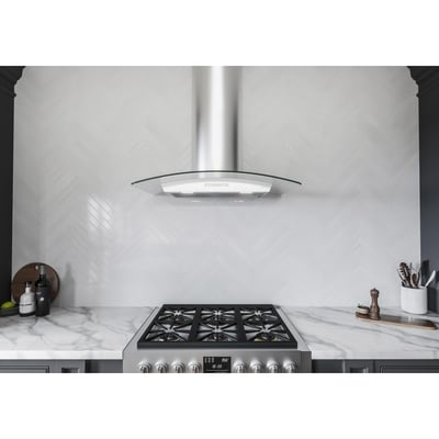 Zephyr 36 inch 700 CFM Wall-Mount Chimney Hoodfan