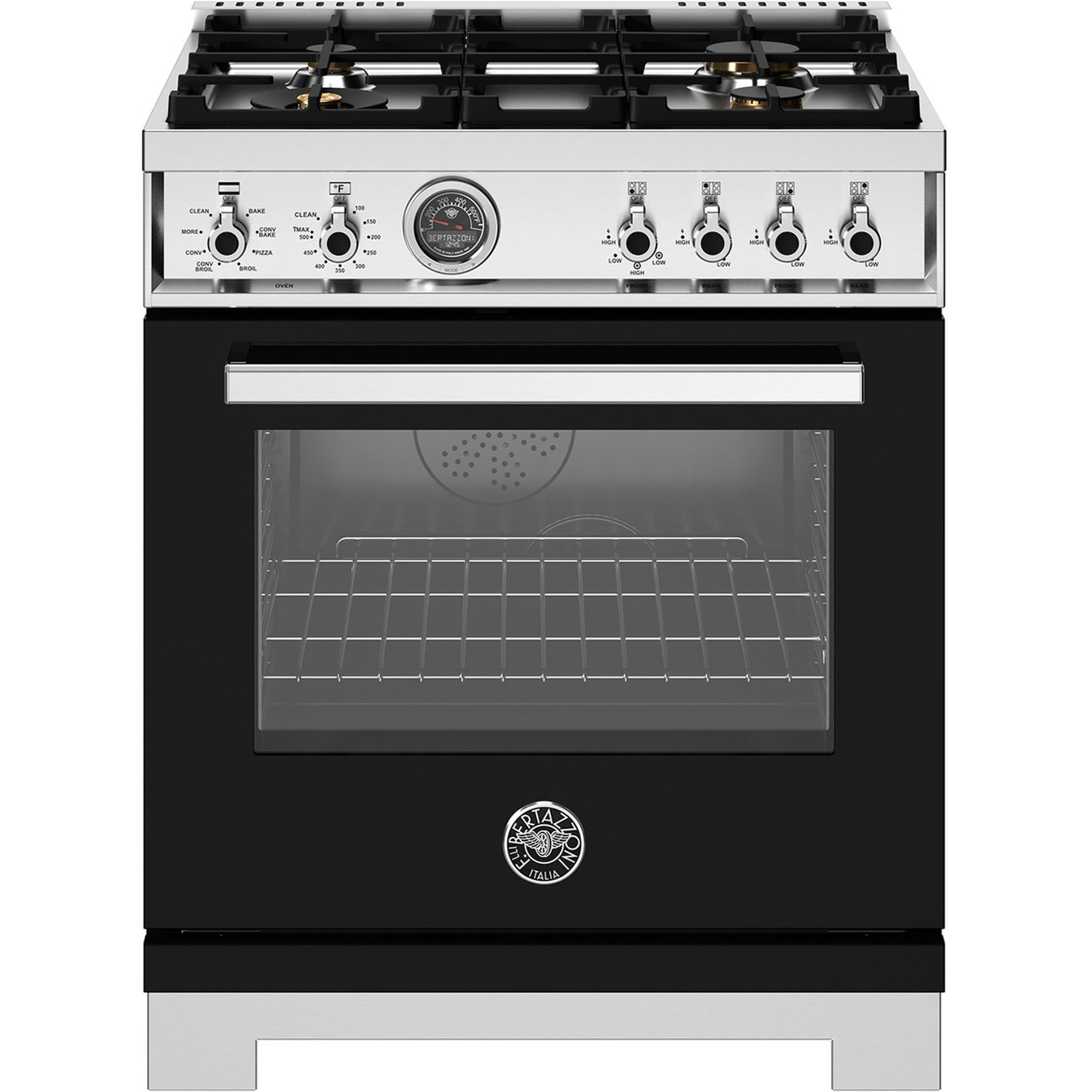 Bertazzoni 30 inch Single Oven Dual Fuel Range