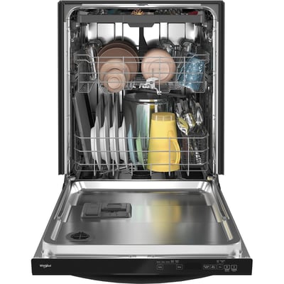 Whirlpool 5 Cycle Dishwasher with Hidden Controls