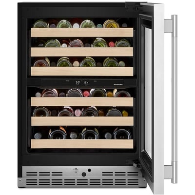 KitchenAid Built-in 24 inch 4.97 cu.ft Wine Cooler