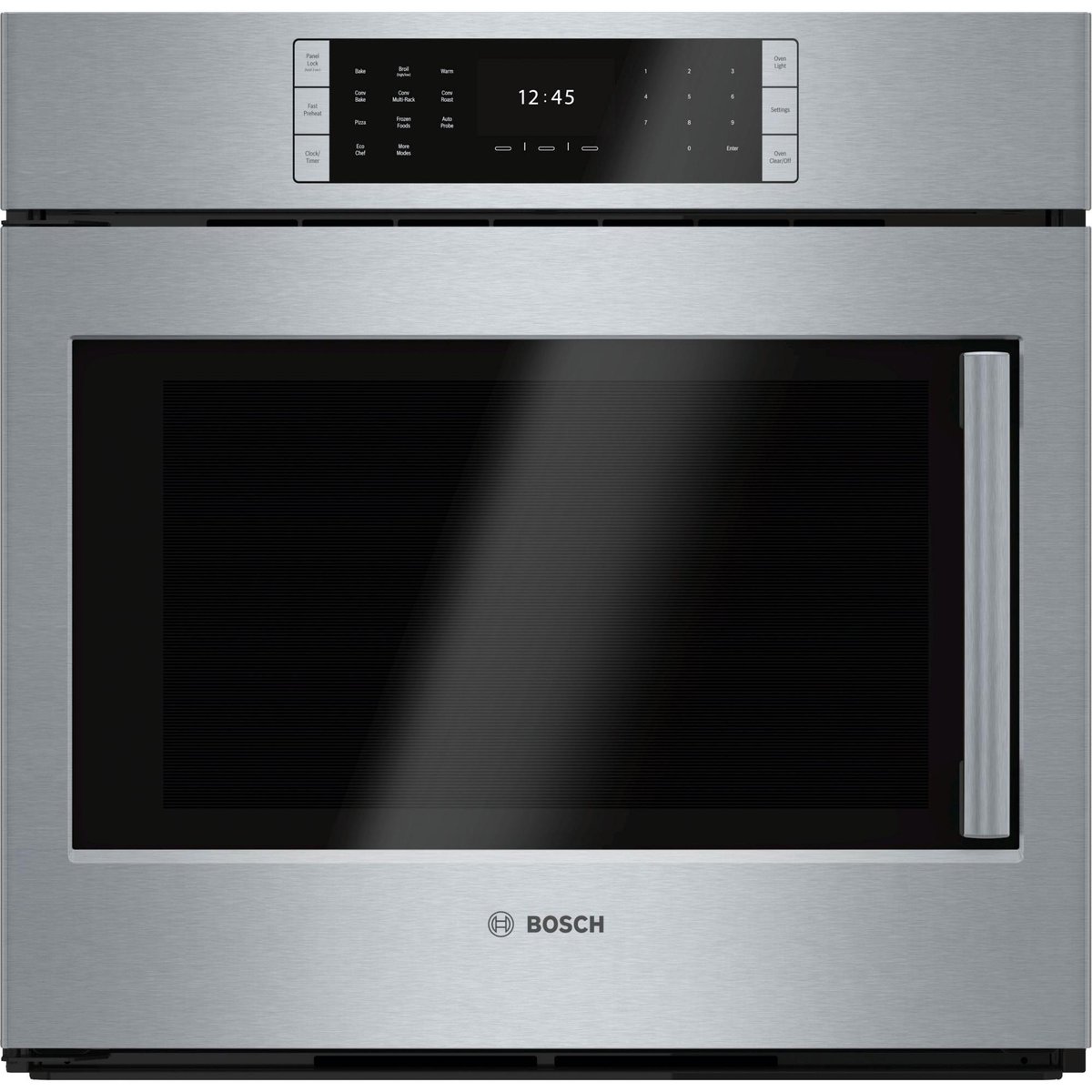 Bosch Benchmark Single Wall Oven 30'' Door hinge: Left, Stainless Steel