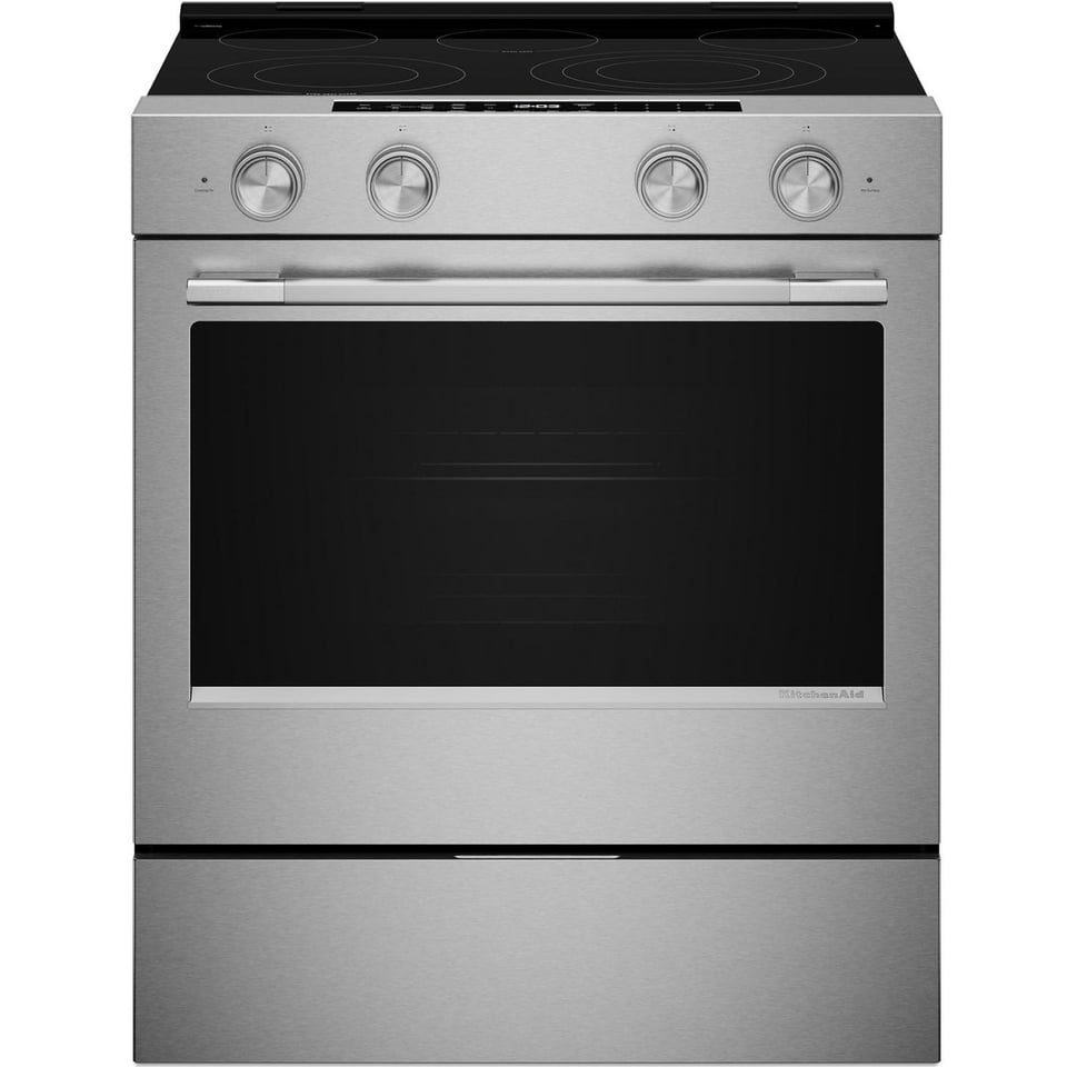 KitchenAid 30 inch Single Oven Electric Range