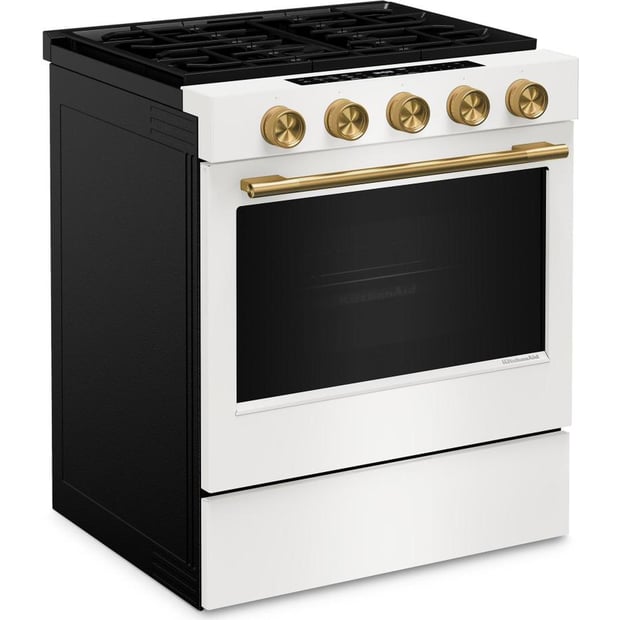 KitchenAid 30 inch Single Oven Gas Range