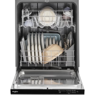 Whirlpool 4 Cycle Dishwasher with Hidden Controls