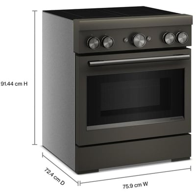 KitchenAid 30 inch Single Oven Induction Range with Convection