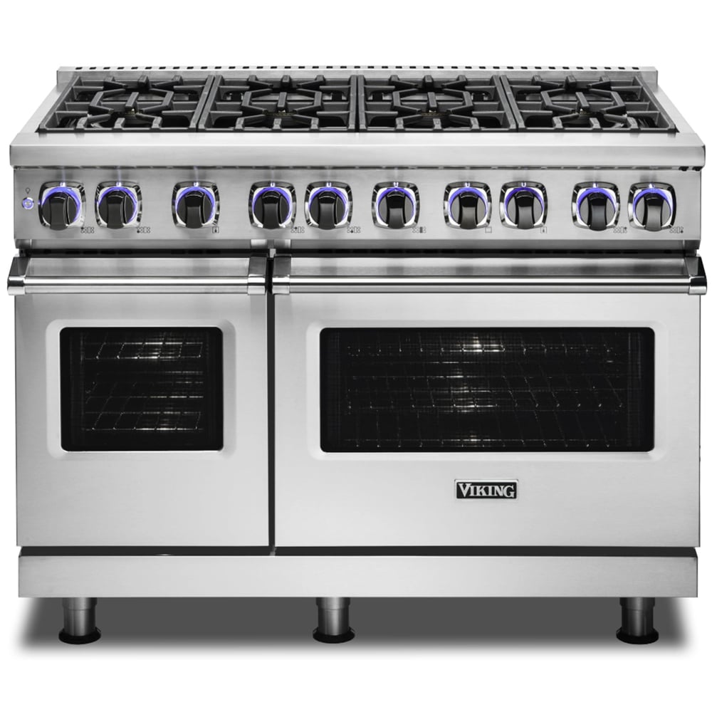 Viking 48 inch Double Oven Dual Fuel Range
CVDR74828BSS
CVDR74828BSSLP