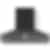 La Cornue 35 inch 600 CFM Chimney Hoodfan with Satin Chrome Detail