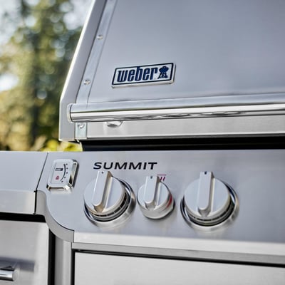 Weber Summit GC38 S Freestanding 5 Burner Liquid Propane BBQ Grill Center