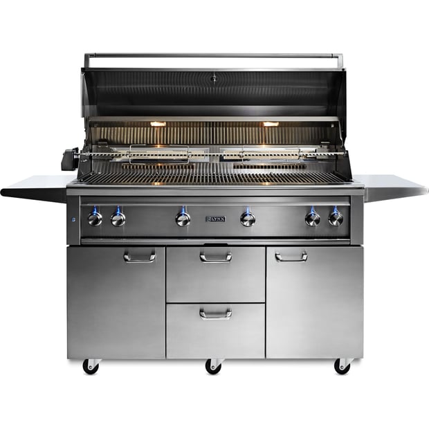 Lynx Professional Freestanding 2 Burner Natural Gas BBQ Grill  with Trident Burner and Rotisserie