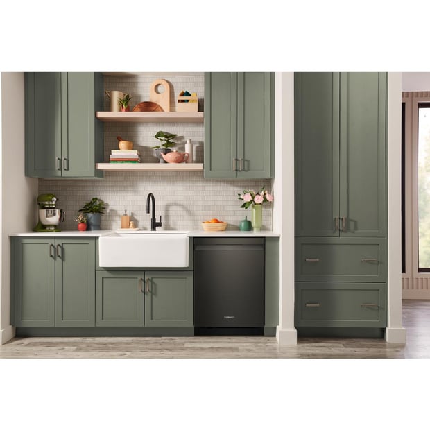 KitchenAid 5 Cycle Dishwasher with Hidden Controls