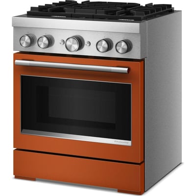 KitchenAid 30 inch Single Oven Dual Fuel Range