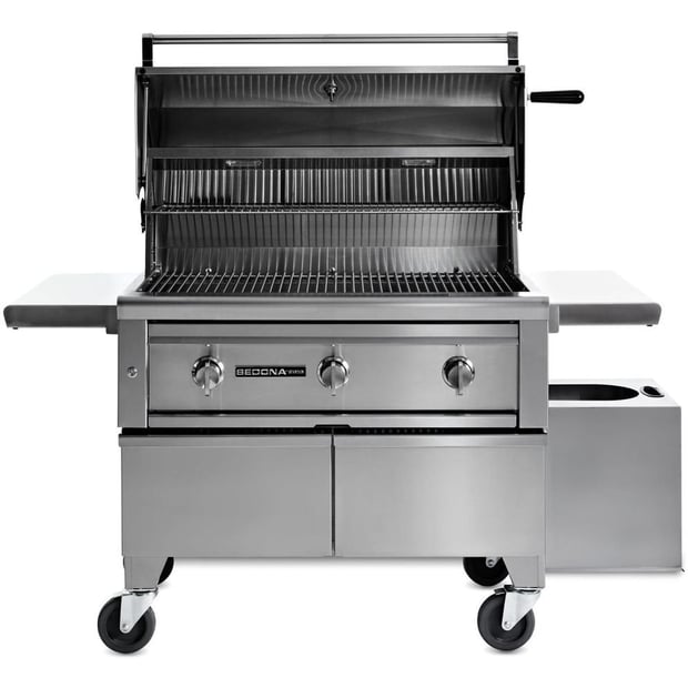 Lynx Sedona Freestanding 3 Burner Liquid Propane BBQ Grill with Stainless Steel and ProSear Infrared Burner