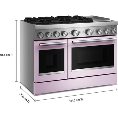 KitchenAid 48 inch Double Oven Dual Fuel Range