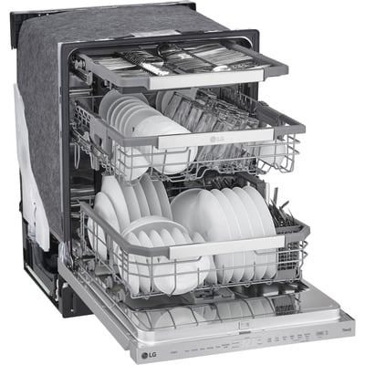 LG 9 Cycle Dishwasher with Hidden Controls
