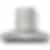 La Cornue 35 inch 600 CFM Chimney Hoodfan with Polished Chrome Detail