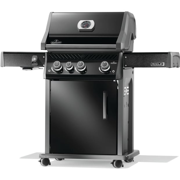 Napoleon Rogue PRO 425 Freestanding 4 Burner Natural Gas BBQ Grill with Infrared Side Burner