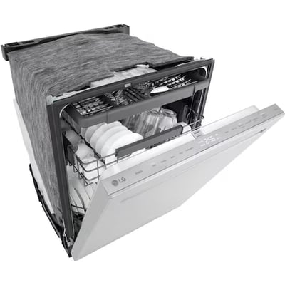 LG 24 inch 46 dBA Dishwasher with Hidden Controls and Third Rack