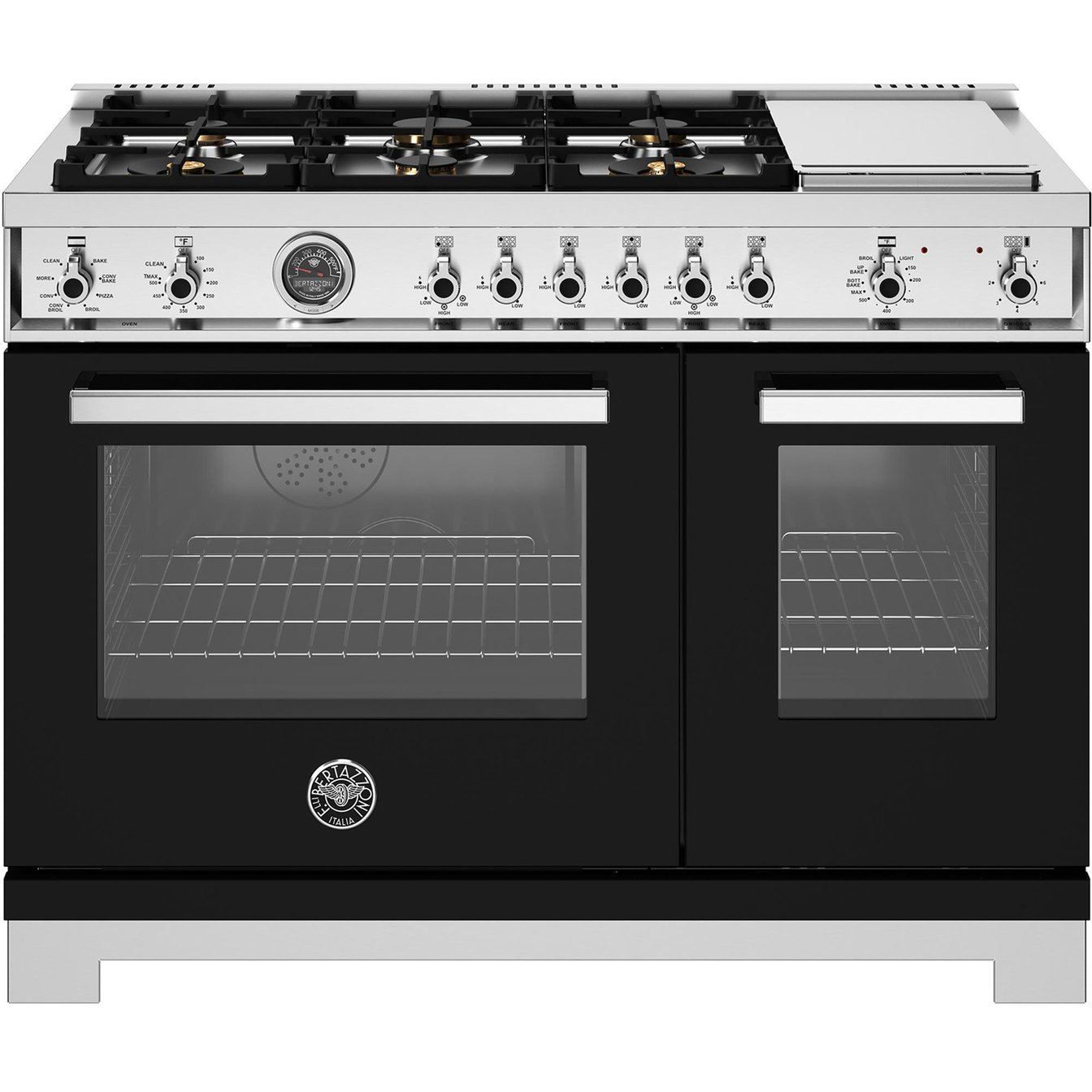 Bertazzoni 48 inch Double Oven Dual Fuel Range