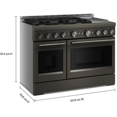 KitchenAid 48 inch Double Oven Gas Range
