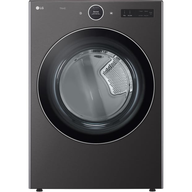 LG 5.8 cu.ft. Front Load Steam Washer and 7.4 cu.ft. Stackable Steam Vented Dryer