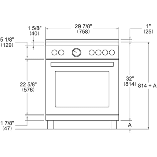 Bertazzoni 30 inch Single Oven Induction Range