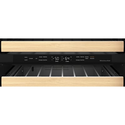KitchenAid Freestanding or Built-in 24 inch 4.97 cu.ft Wine Cooler