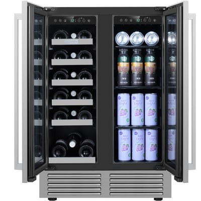 Marathon Built-in French-Door 24 inch Beverage Centre