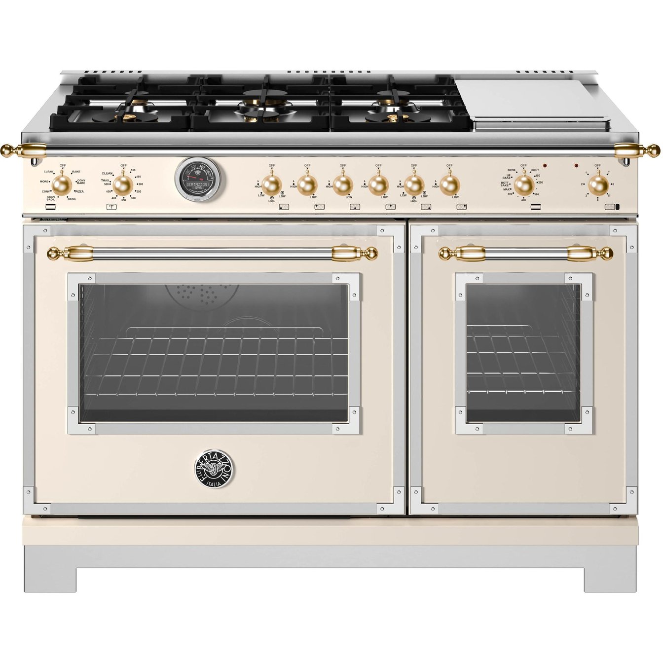 Bertazzoni 48 inch Double Oven Dual Fuel Range